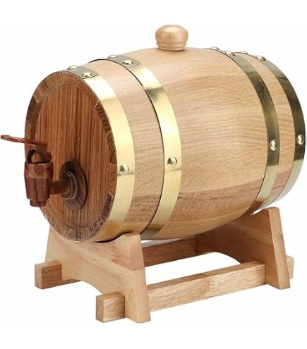 Amazon｜熟成ウィスキー用オーク樽、 1.5L / 3L / 5L / 10Lワイン樽